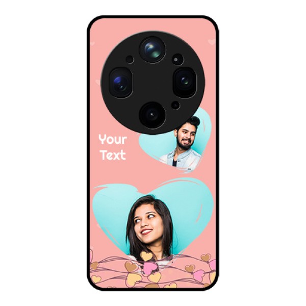 Oppo Find X9 Ultra 5G Custom Glass Phone Case - Love Doodle Design