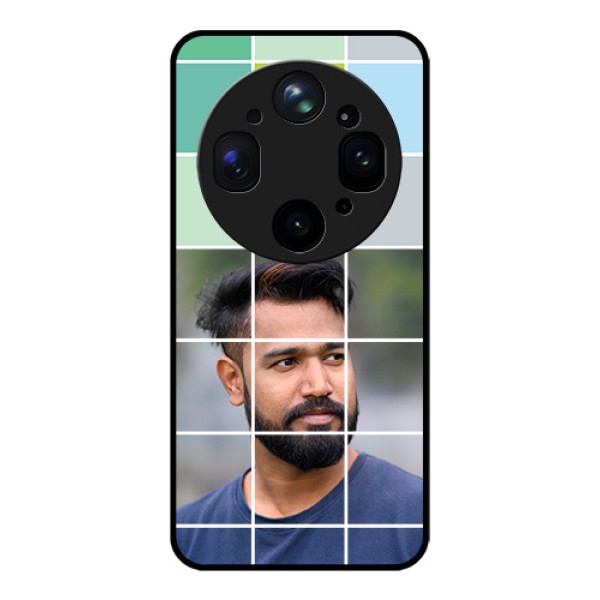 Oppo Find X9 Ultra 5G Custom Glass Phone Case - With White Box Pattern