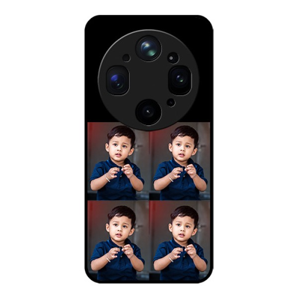 Oppo Find X9 Ultra 5G Custom Glass Phone Case - 4 Image Holder Design