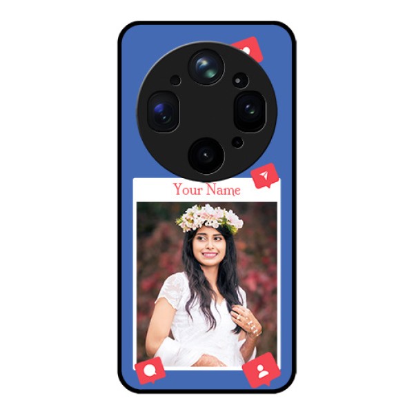 Oppo Find X9 Ultra 5G Custom Glass Phone Case - Like Share And Comment Design