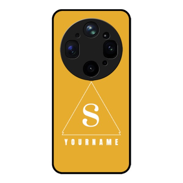 Oppo Find X9 Ultra 5G Custom Glass Phone Case - Simple Triangle Design
