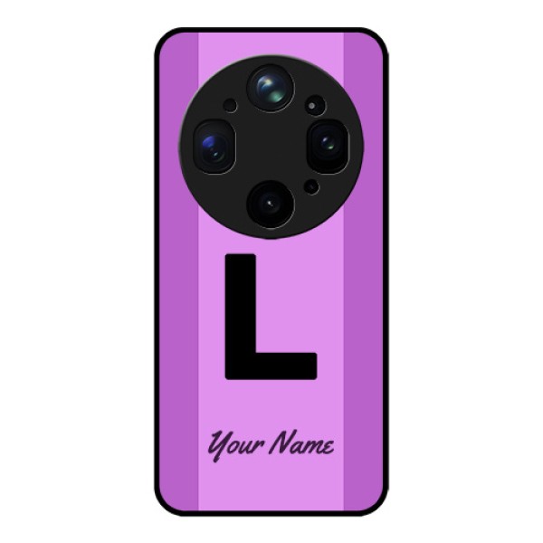 Oppo Find X9 Ultra 5G Custom Glass Phone Case - Tricolor Custom Text Design