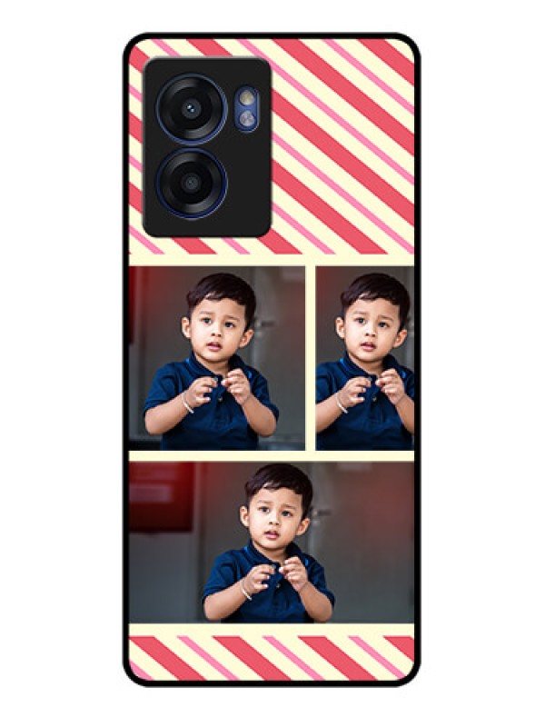 Custom Oppo K10 5G Personalized Glass Phone Case - Picture Upload Mobile Case Design