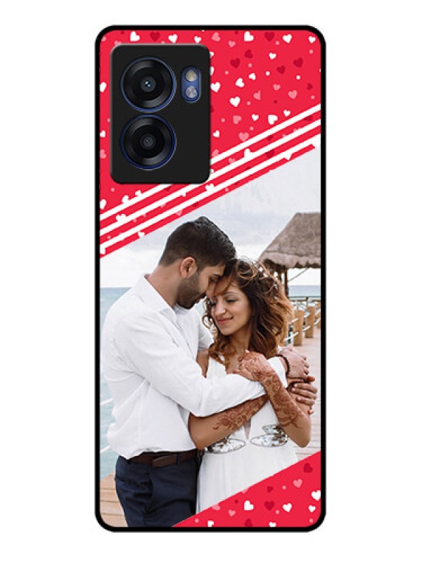 Custom Oppo K10 5G Custom Glass Mobile Case - Valentines Gift Design