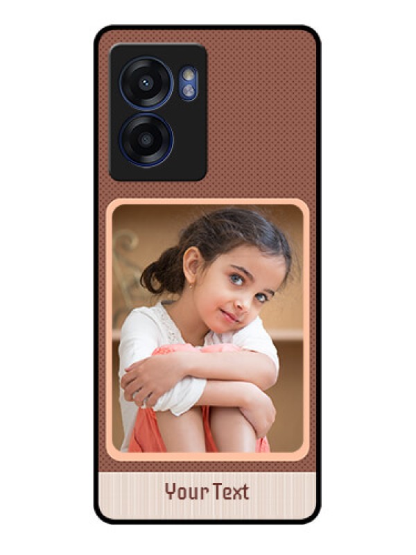 Custom Oppo K10 5G Custom Glass Phone Case - Simple Pic Upload Design