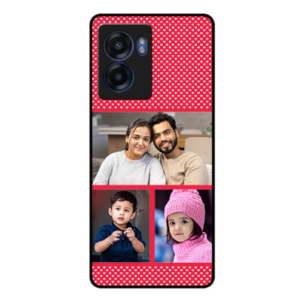 Oppo K10 5G Personalized Glass Phone Case - Bulk Pic Upload Design