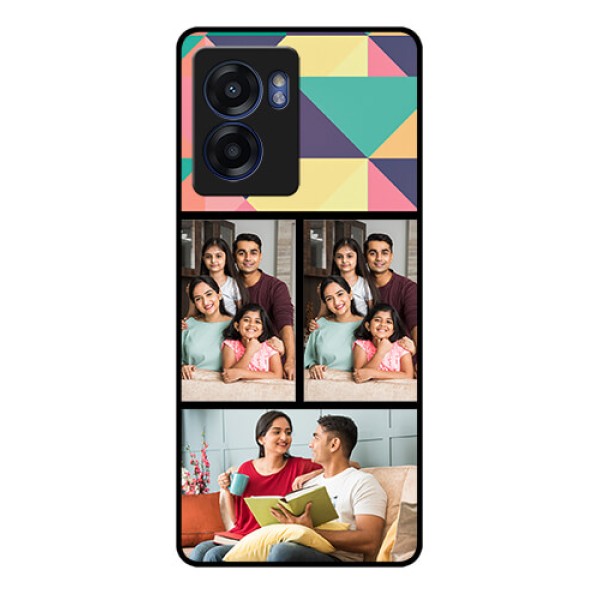 Oppo K10 5G Custom Glass Phone Case - Bulk Pic Upload Design