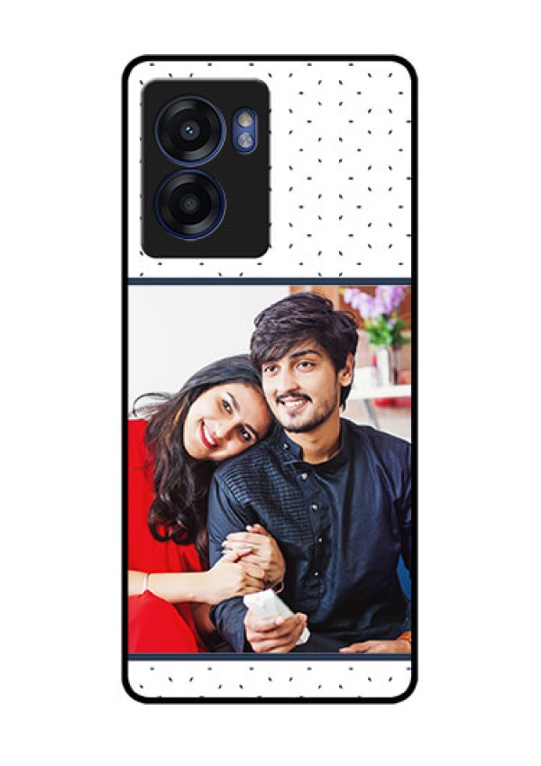 Oppo K10 5G Personalized Glass Phone Case - Premium Dot Design