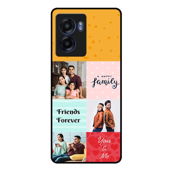 Oppo K10 5G Personalized Glass Phone Case - Images with Quotes Design