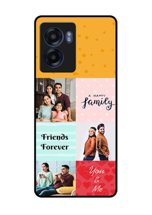 Oppo K10 5G Personalized Glass Phone Case - Images with Quotes Design