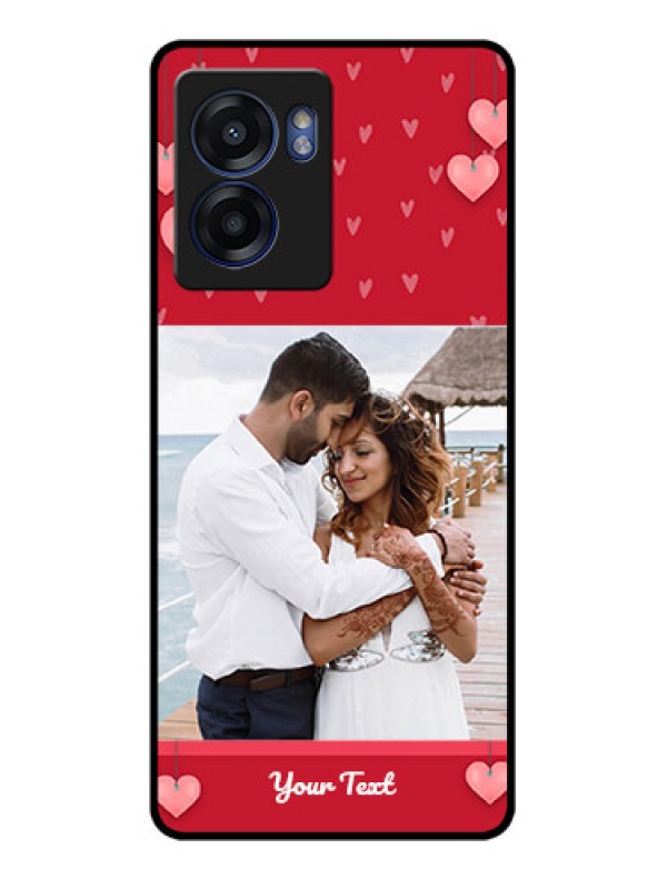 Custom Oppo K10 5G Custom Glass Phone Case - Valentines Day Design