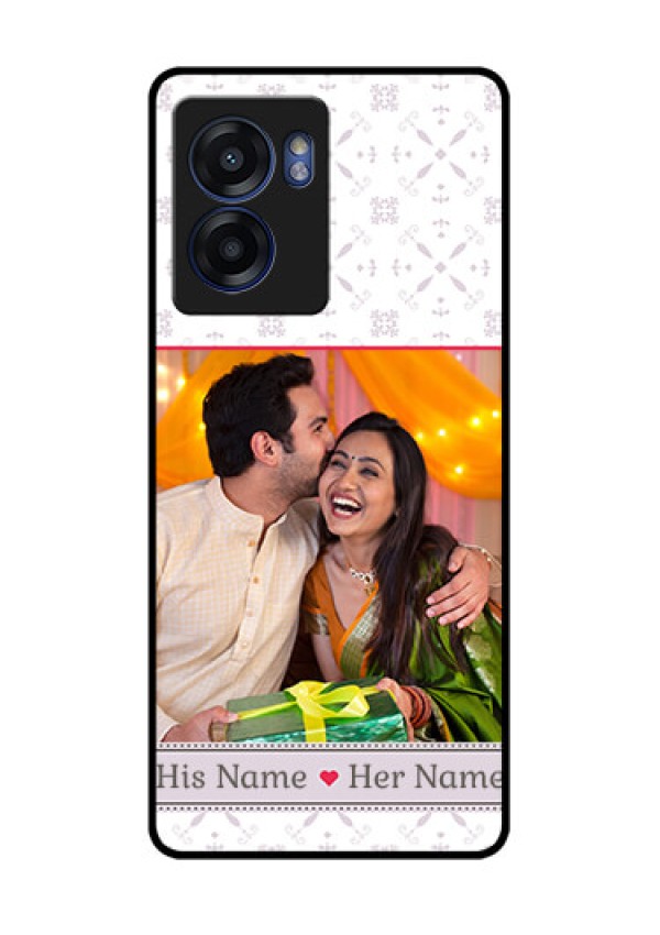 Oppo K10 5G Custom Glass Mobile Case - with Photo and Ethnic Design