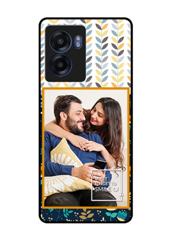 Oppo K10 5G Custom Glass Mobile Case - Pattern Design