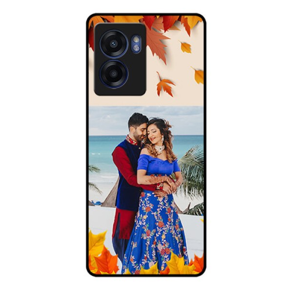 Oppo K10 5G Photo Printing on Glass Case - Autumn Maple Leaves Design Oppo K10 5G Photo Printing on Glass Case - Autumn Maple Leaves Design