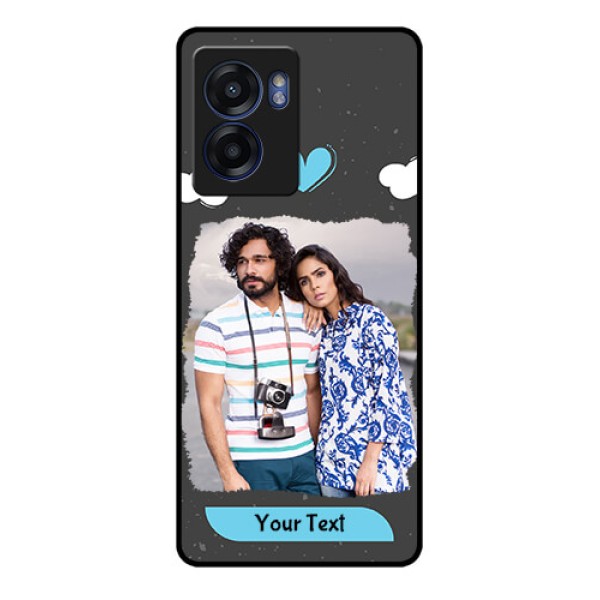 Oppo K10 5G Custom Glass Phone Case - Splashes with love doodles Design Oppo K10 5G Custom Glass Phone Case - Splashes with love doodles Design