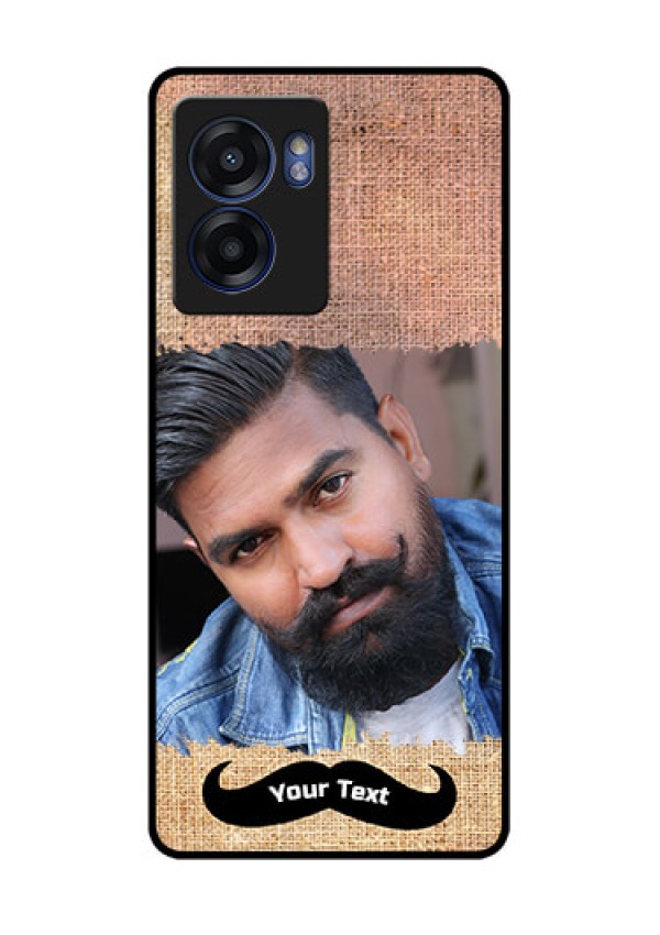 Oppo K10 5G Personalized Glass Phone Case - with Texture Design
