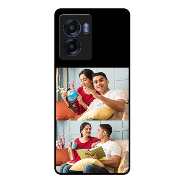 Oppo K10 5G 2 Images on Glass Phone Cover