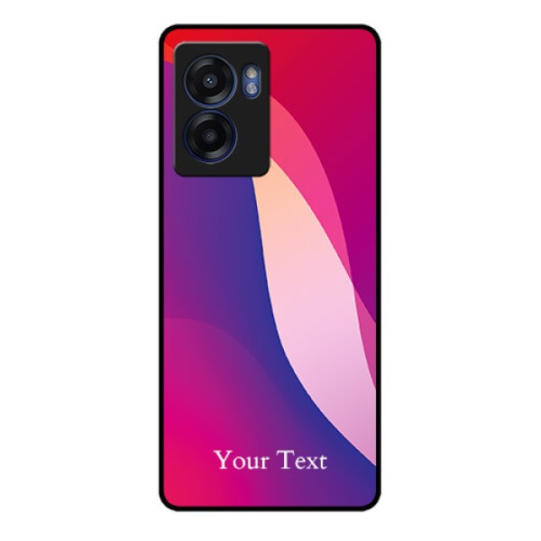 Oppo K10 5G Personalized Glass Phone Case - Digital abstract Overlap Design Oppo K10 5G Personalized Glass Phone Case - Digital abstract Overlap Design