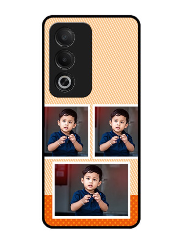 Custom Oppo K12x 5G Custom Glass Phone Case - Bulk Photos Upload Design