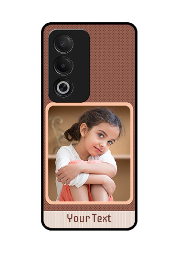 Oppo K12x 5G Custom Glass Phone Case - Simple Pic Upload Design
