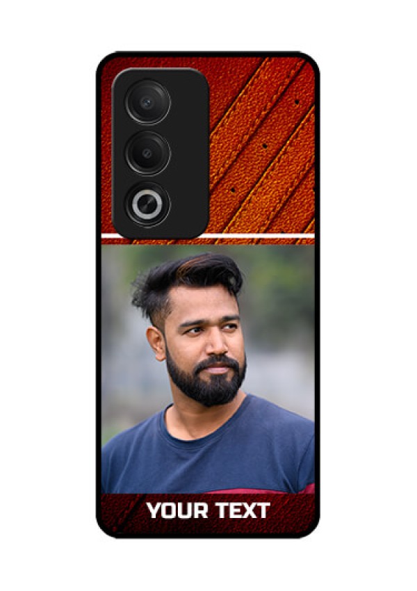 Oppo K12x 5G Custom Glass Phone Case - Leather Phone Case Design
