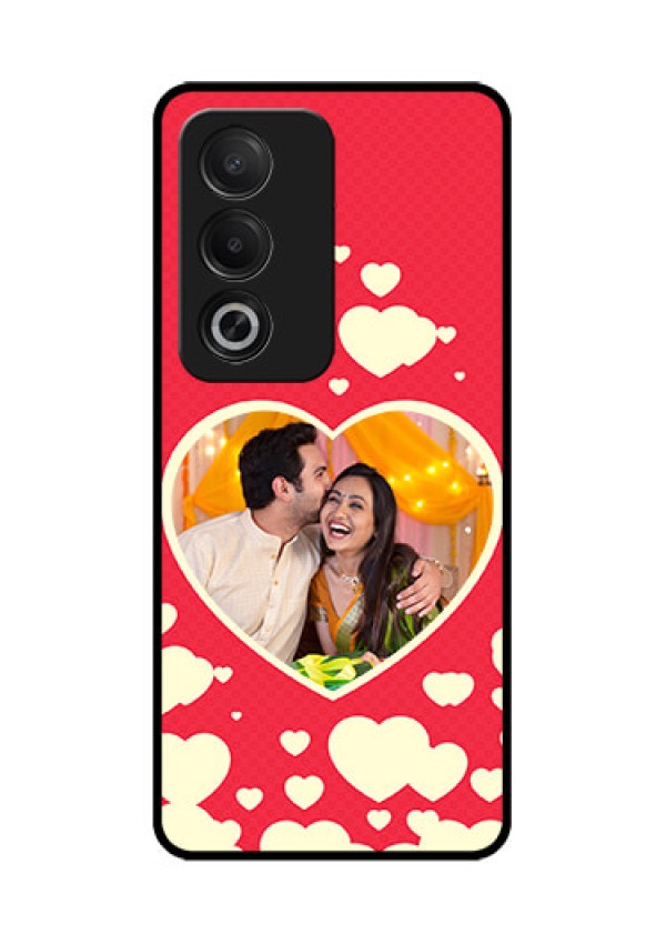 Oppo K12x 5G Custom Glass Phone Case - Love Symbols Phone Cover Design