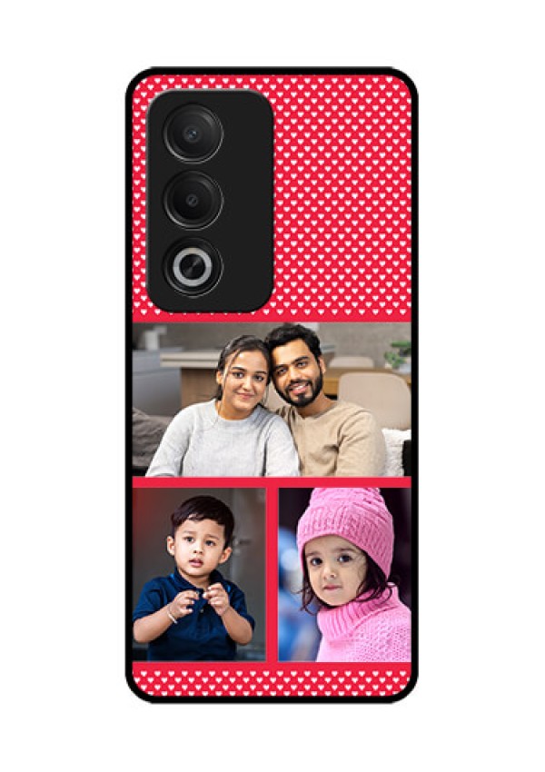 Oppo K12x 5G Custom Glass Phone Case - Bulk Photo Upload Design