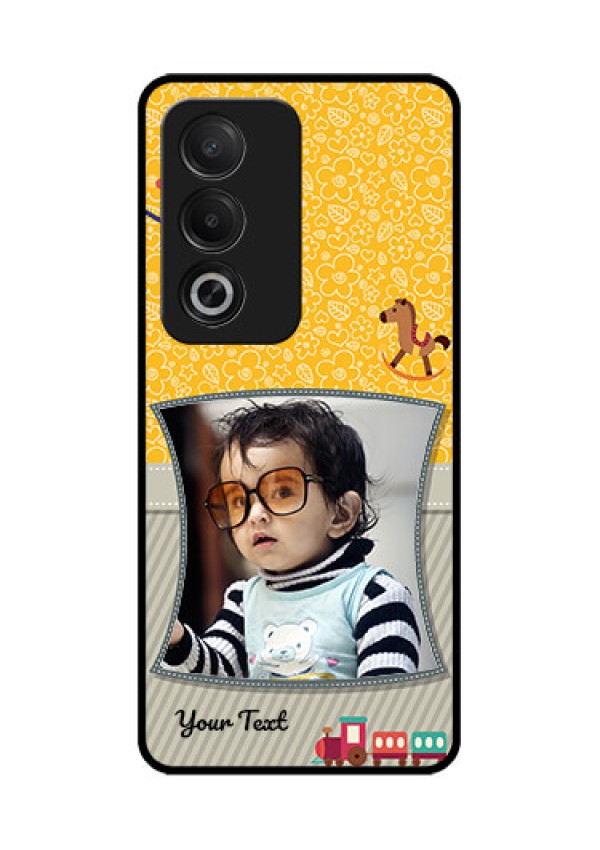 Oppo K12x 5G Custom Glass Phone Case - Baby Picture Upload Design