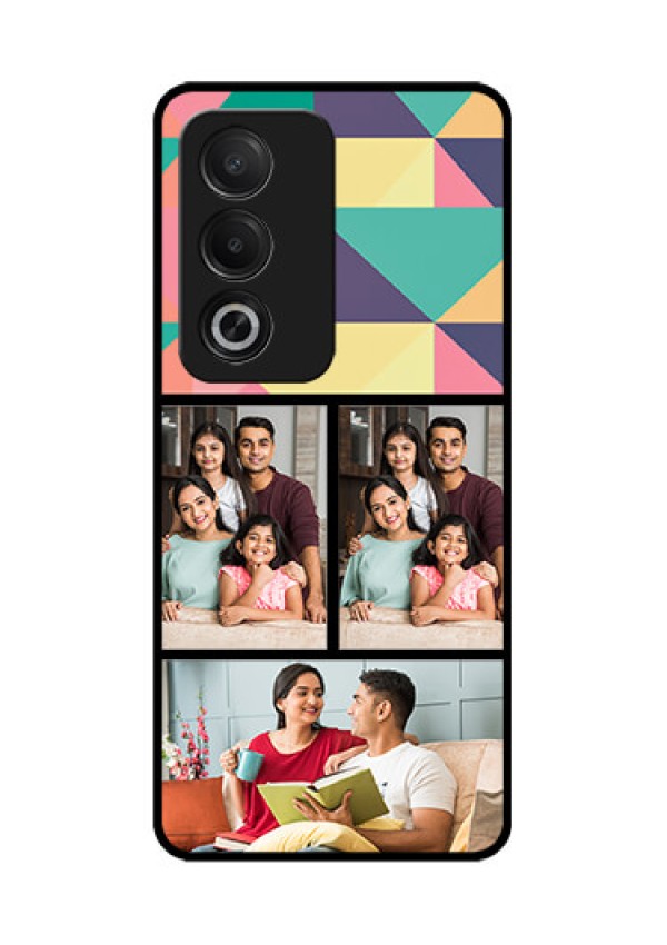 Oppo K12x 5G Custom Glass Phone Case - Bulk Pic Upload Design