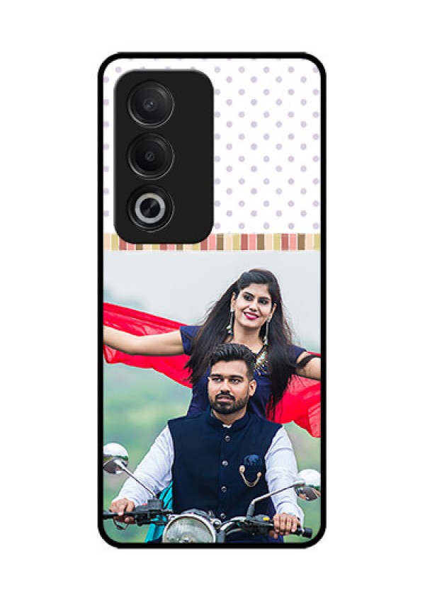Oppo K12x 5G Custom Glass Phone Case - Cute Family Design