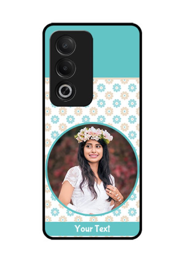 Oppo K12x 5G Custom Glass Phone Case - Beautiful Flowers Design