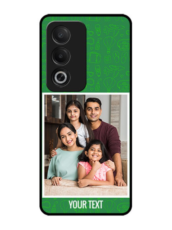 Custom Oppo K12x 5G Custom Glass Phone Case - Picture Upload Design