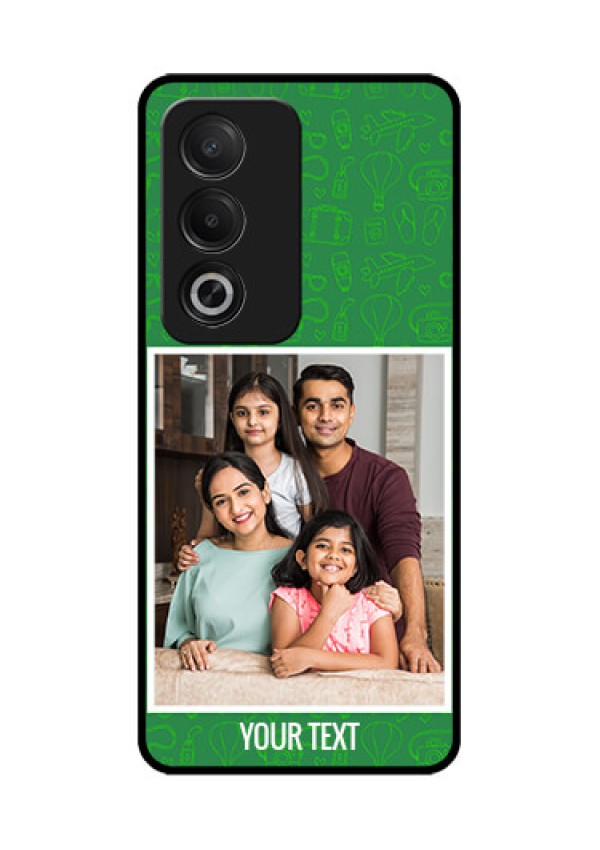 Oppo K12x 5G Custom Glass Phone Case - Picture Upload Design