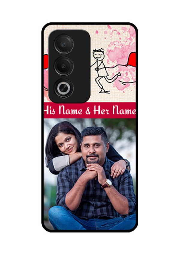 Oppo K12x 5G Custom Glass Phone Case - You And Me Case Design
