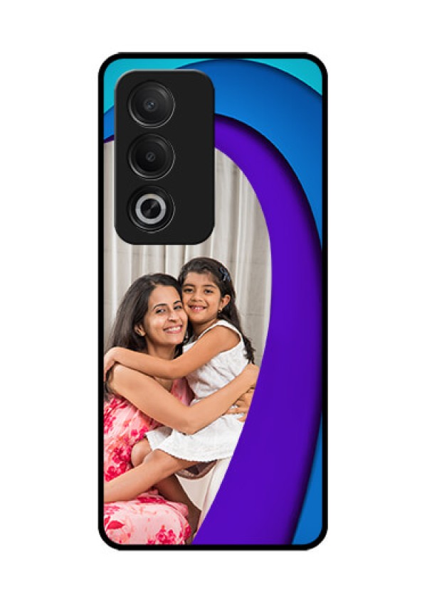 Oppo K12x 5G Custom Glass Phone Case - Simple Pattern Design