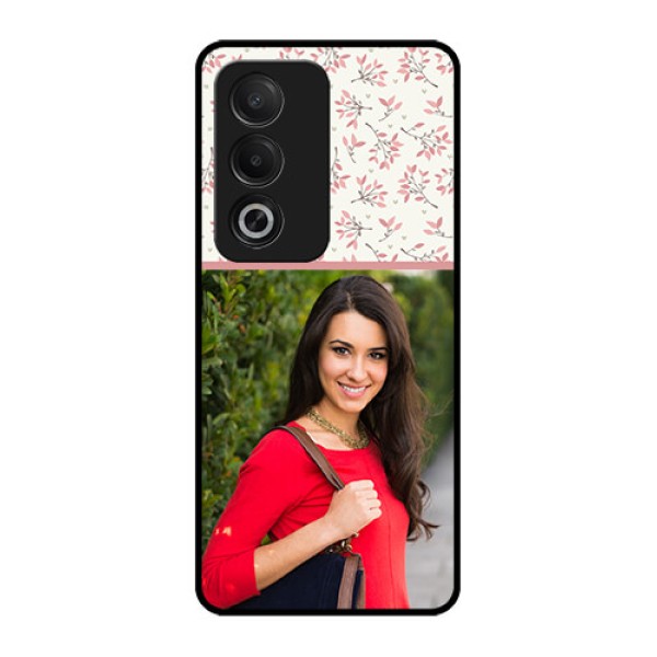 Oppo K12x 5G Custom Glass Phone Case - Stunning Floral Design