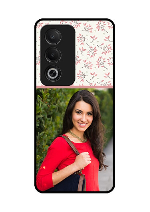 Oppo K12x 5G Custom Glass Phone Case - Stunning Floral Design