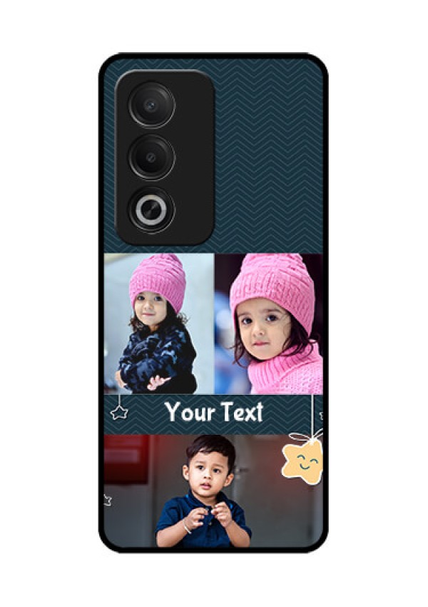 Oppo K12x 5G Custom Glass Phone Case - Hanging Stars Design