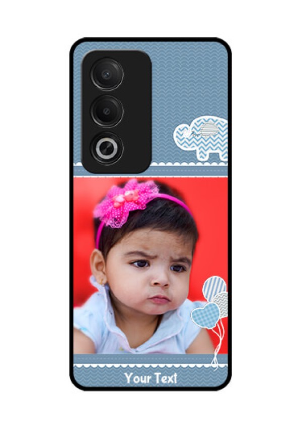 Oppo K12x 5G Custom Glass Phone Case - With Kids Pattern Design