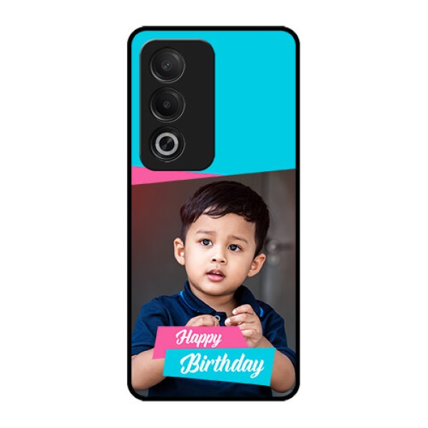 Oppo K12x 5G Custom Glass Phone Case - Image Holder With 2 Color Design