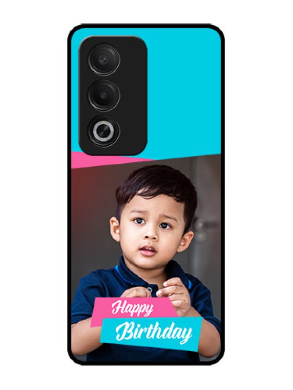 Custom Oppo K12x 5G Custom Glass Phone Case - Image Holder With 2 Color Design