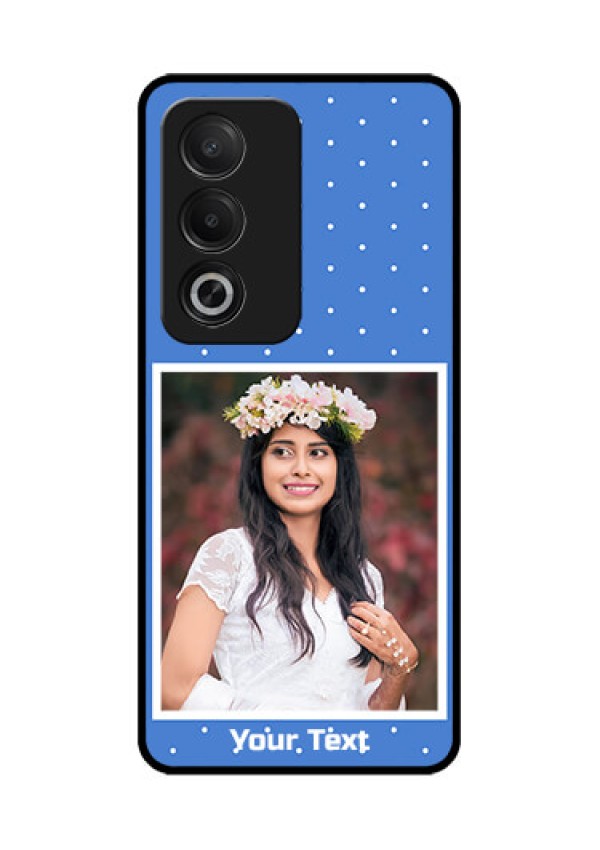 Oppo K12x 5G Custom Glass Phone Case - Polka Dots Design