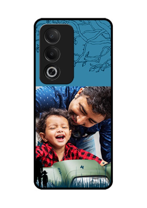 Oppo K12x 5G Custom Glass Phone Case - Best Dad Design