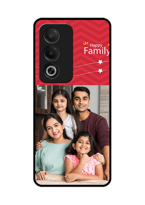 Oppo K12x 5G Custom Glass Phone Case - Happy Family Design