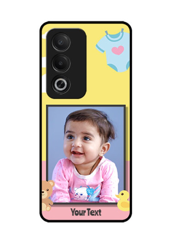 Oppo K12x 5G Custom Glass Phone Case - Kids 2 Color Design