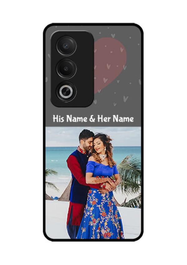 Oppo K12x 5G Custom Glass Phone Case - Buy Love Design With Photo Online