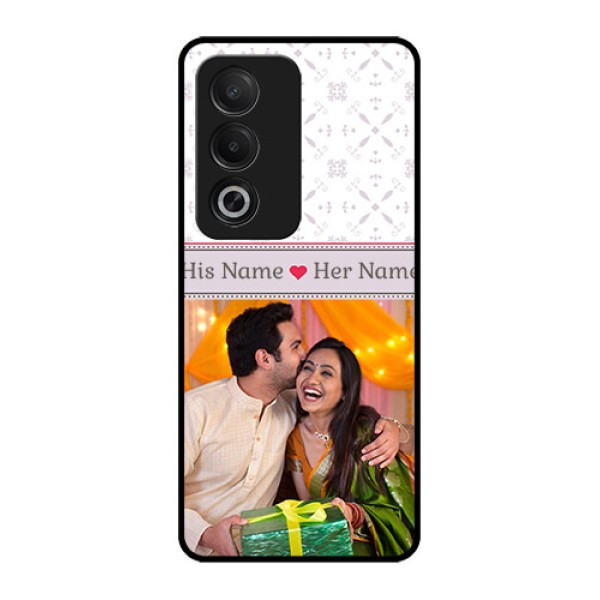 Oppo K12x 5G Custom Glass Phone Case - With Photo And Ethnic Design