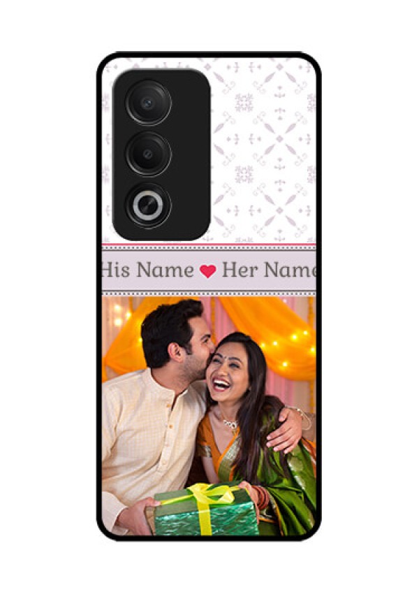 Oppo K12x 5G Custom Glass Phone Case - With Photo And Ethnic Design