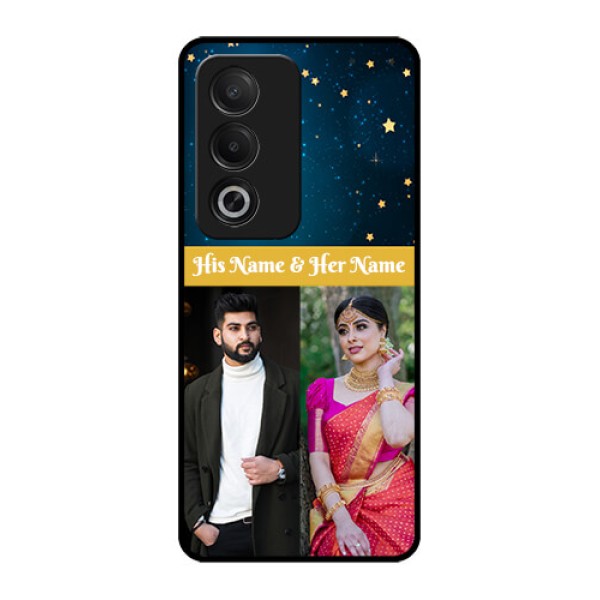 Oppo K12x 5G Custom Glass Phone Case - Galaxy Stars Backdrop Design Oppo K12x 5G Custom Glass Phone Case - Galaxy Stars Backdrop Design