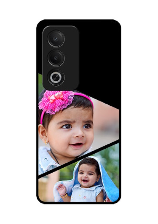 Oppo K12x 5G Custom Glass Phone Case - Semi Cut Design